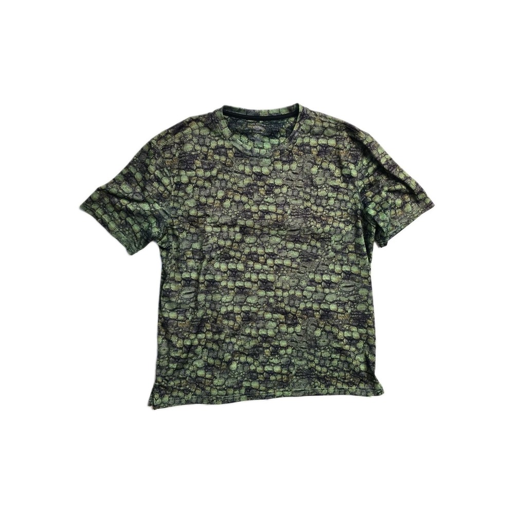 Reel Legends Shirt Mens‎ L  Green Freeline Performance Fishing Ocean Beach